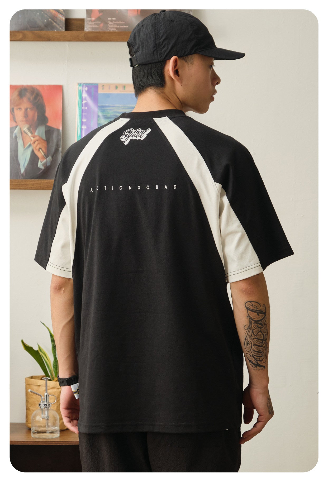 ACTIONSQUAD T-shirt - Black/White