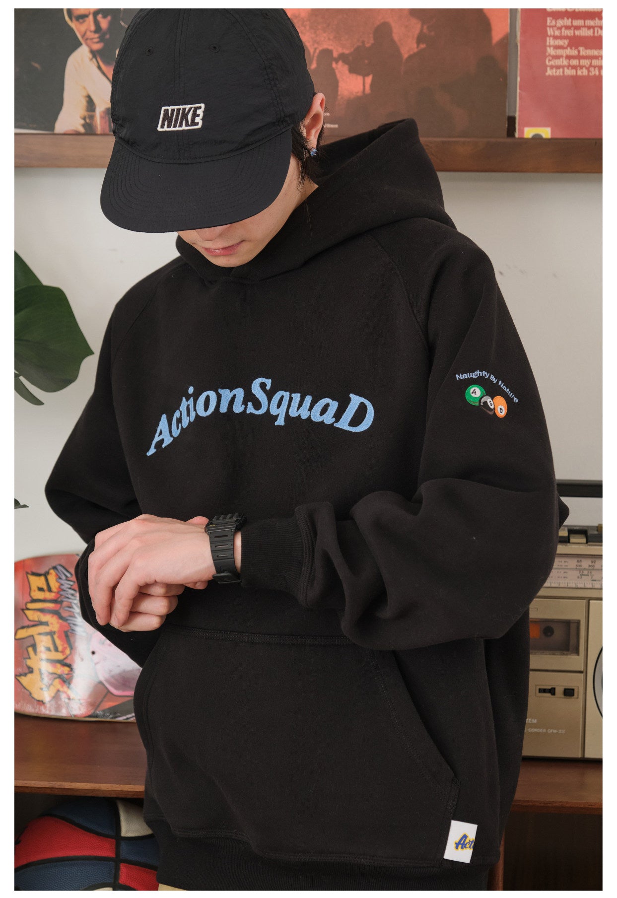 ActionSquaD Hoodies - Black