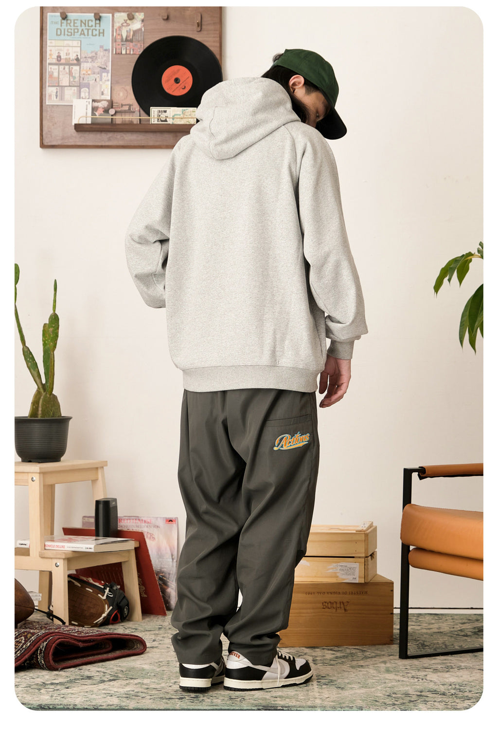 ActionSquaD Embroidery Hoodies - Gray