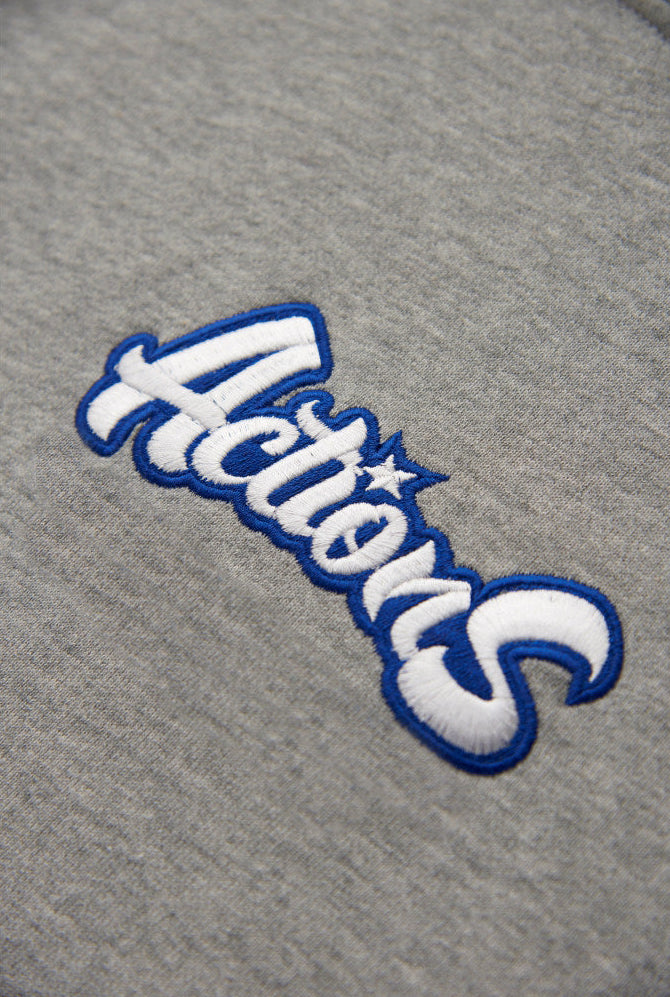 Actions Embroidery Hoodies - Gray