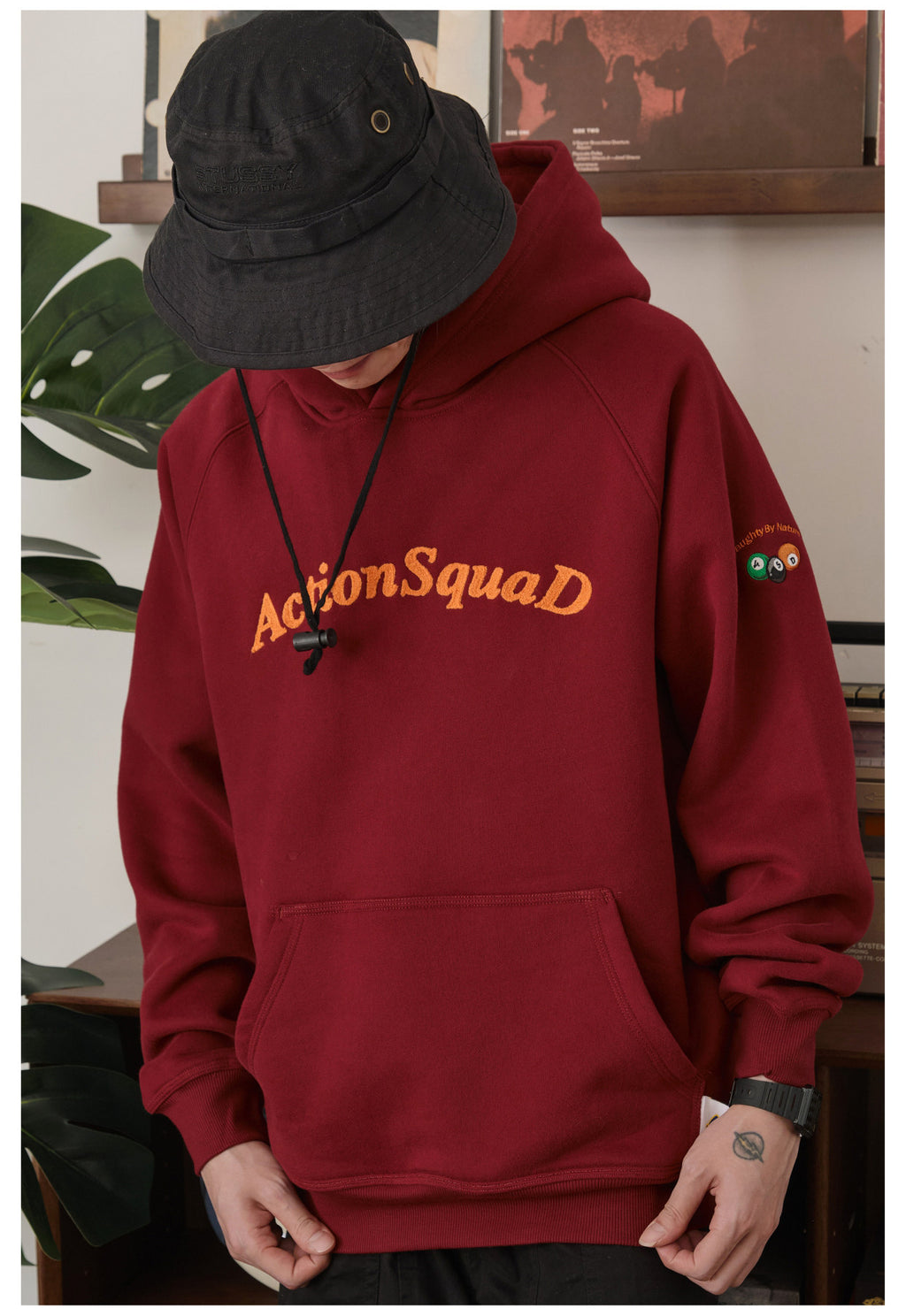 ActionSquaD Hoodies - Red