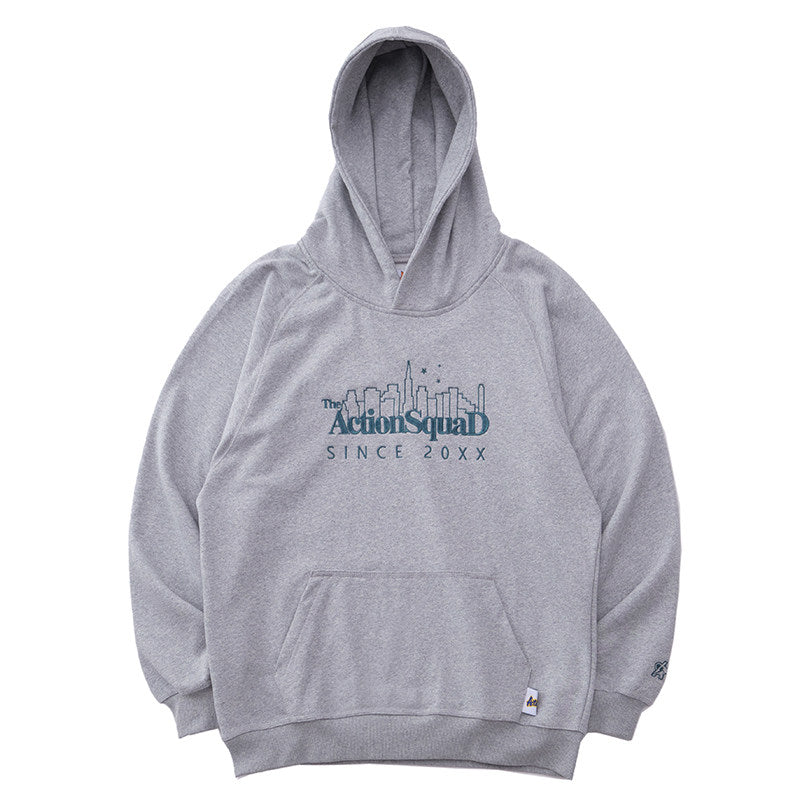 ActionSquaD Embroidery Hoodies - Gray
