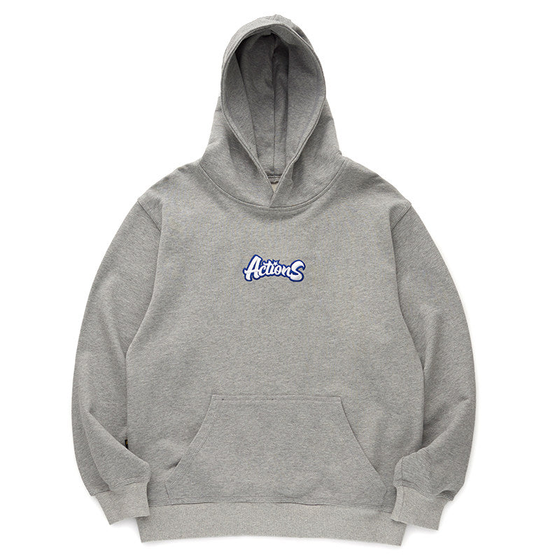 Actions Embroidery Hoodies - Gray