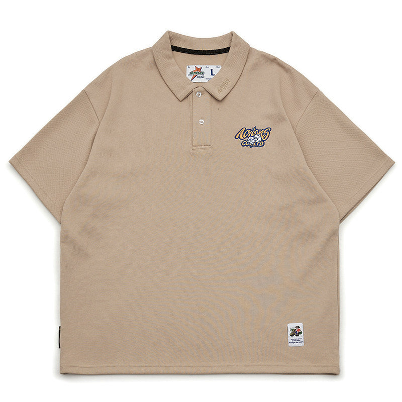 Actions Polo T-shirt - Khaki