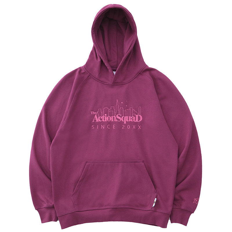ActionSquaD Embroidery Hoodies - Rose