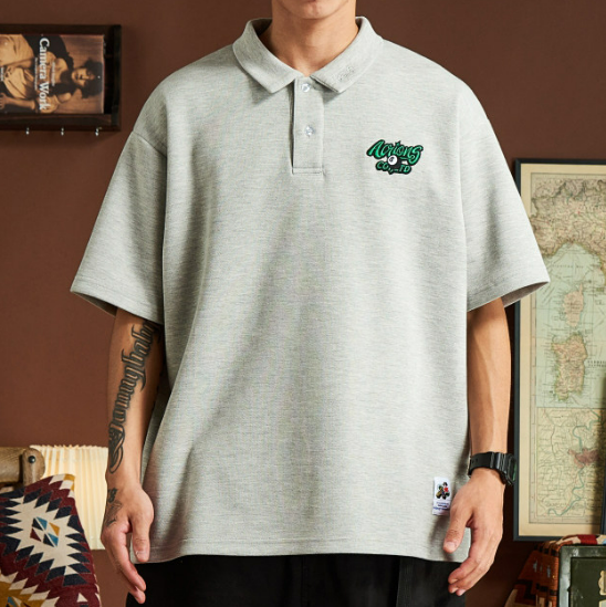 Actions Polo T-shirt - Gray