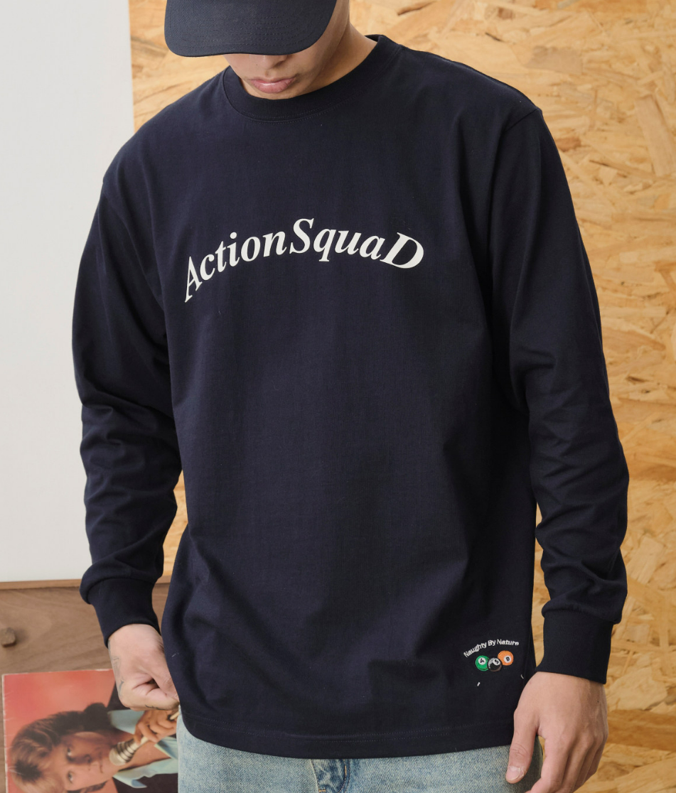 Action Squad Long Sleeve Shirt - Navy