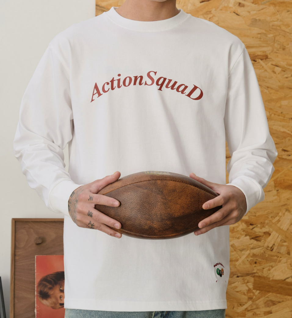 Action Squad Long Sleeve Shirt - White