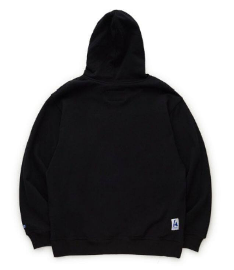 Actions Embroidery Hoodies - Black
